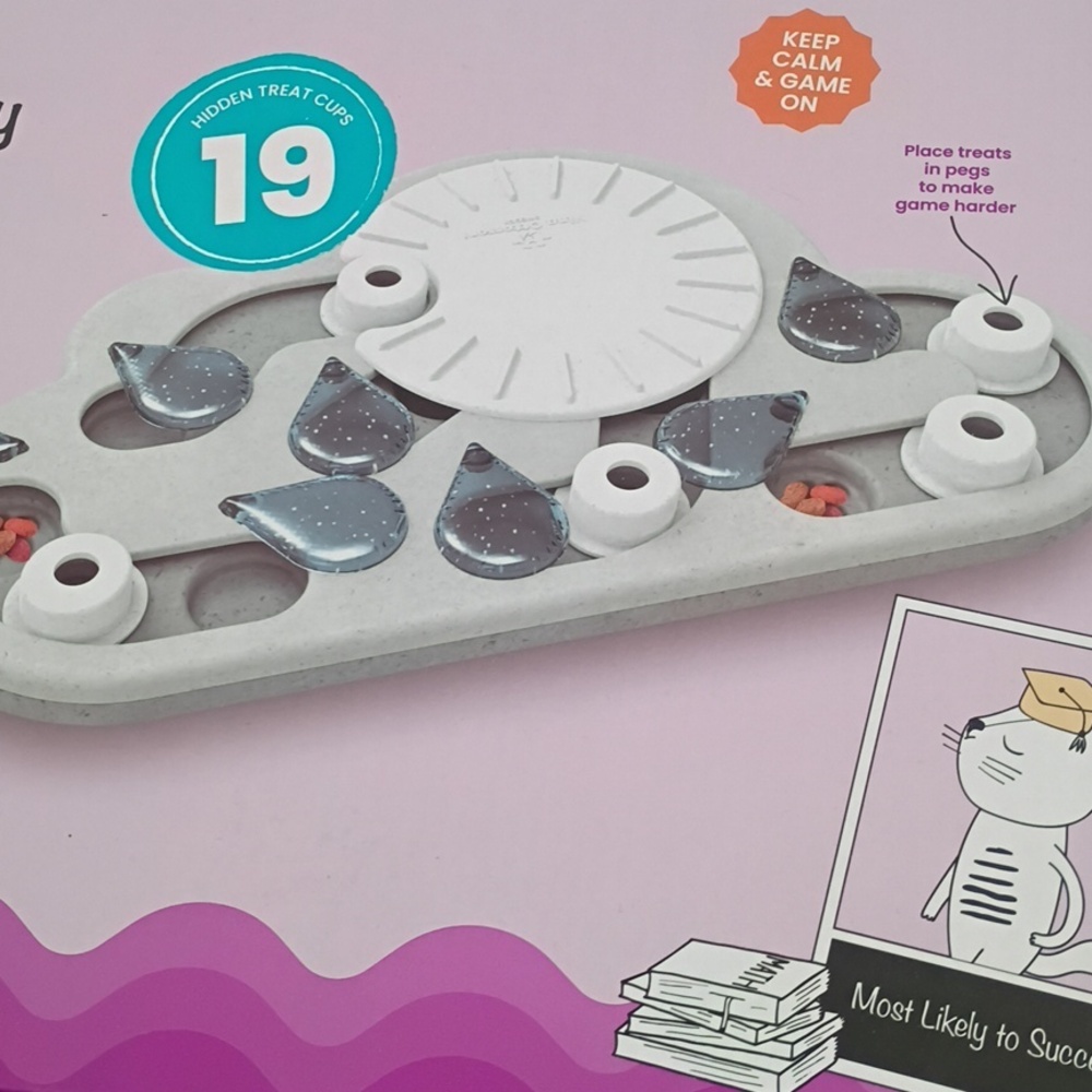 Catstages Nina Ottosson Interactive Cat Treat Puzzle and Feeder Toy - Picture 3 of 11